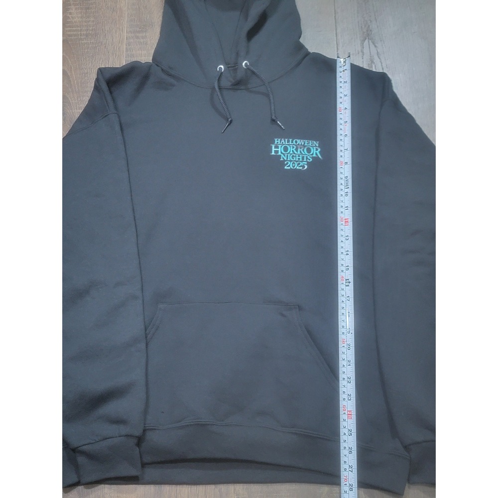 Universal Studios Halloween Horror Nights 2025 I Survived Hoodie Black XL